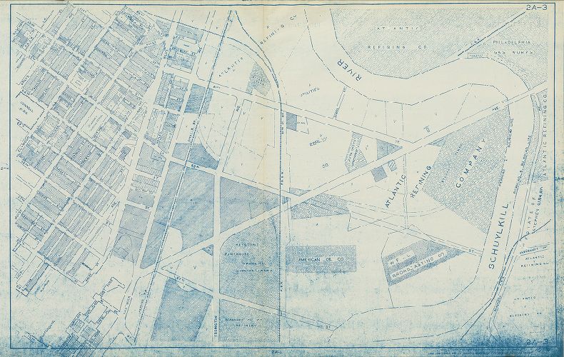 Plate 2A-3, Philadelphia Land Use Map, 1962