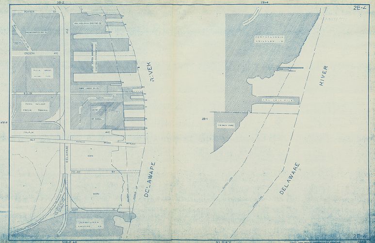 Plate 2B-4, Philadelphia Land Use Map, 1962