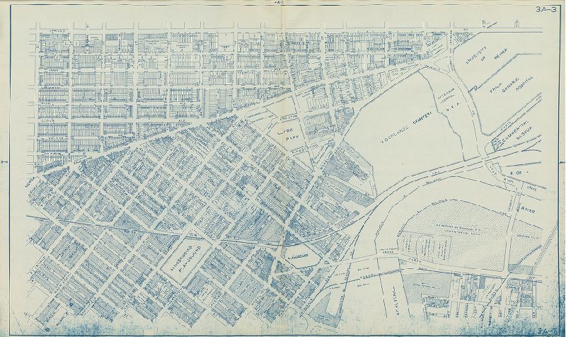 Plate 3A-3, Philadelphia Land Use Map, 1962