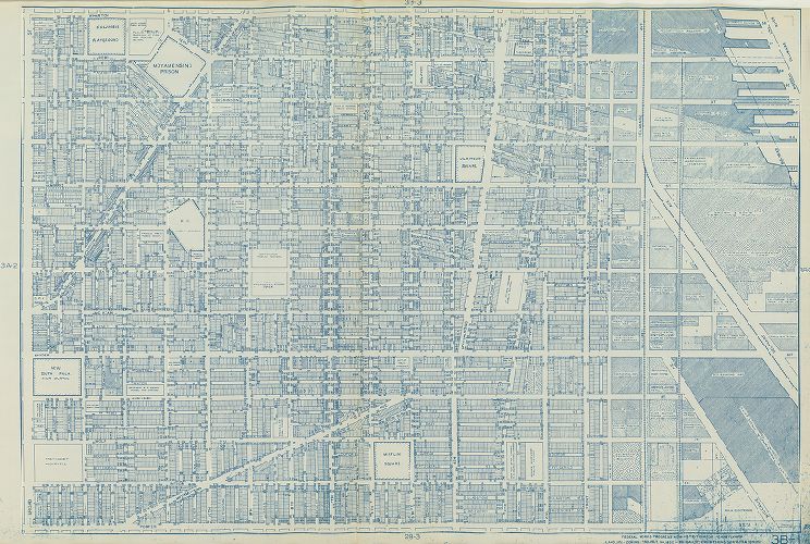 Plate 3B-1, Philadelphia Land Use Map, 1962