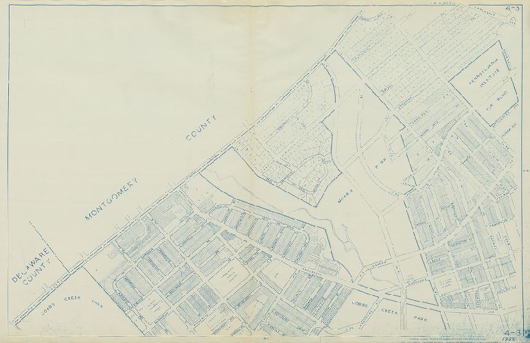 Plate 4-3, Philadelphia Land Use Map, 1962