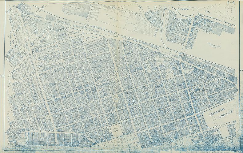 Plate 4-4, Philadelphia Land Use Map, 1962