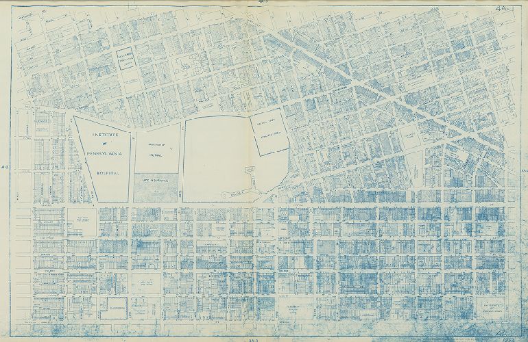 Plate 4A-1, Philadelphia Land Use Map, 1962