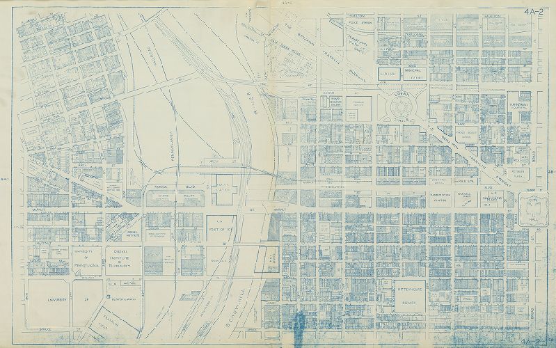 Plate 4A-2, Philadelphia Land Use Map, 1962