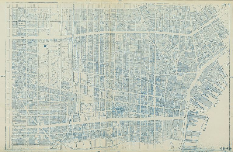 Plate 4B-3, Philadelphia Land Use Map, 1962