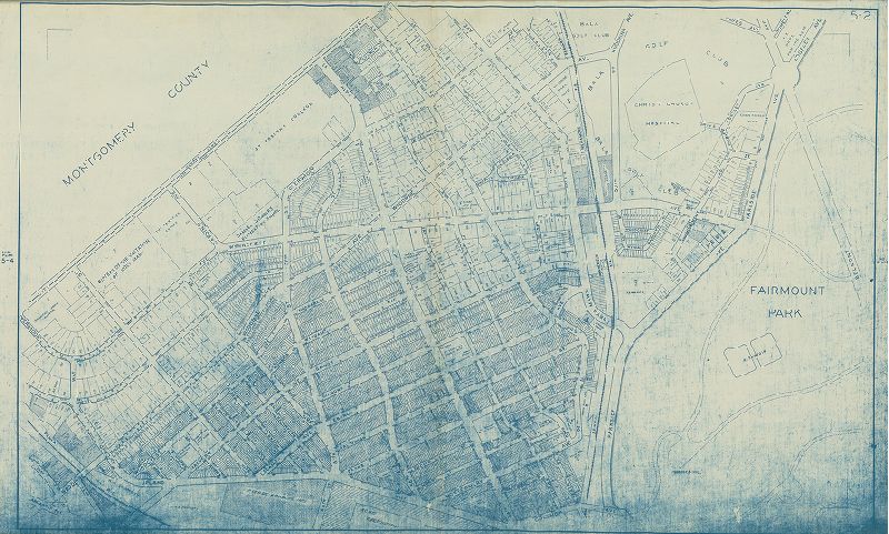 Plate 5-2, Philadelphia Land Use Map, 1962