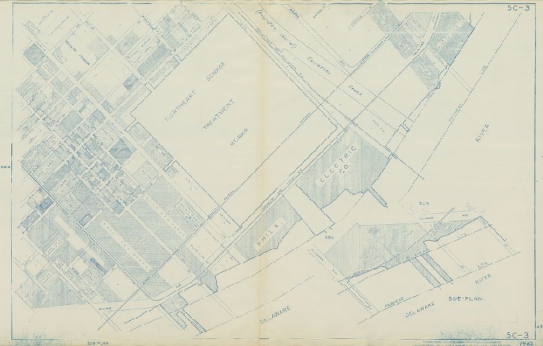 Plate 5C-3, Philadelphia Land Use Map, 1962