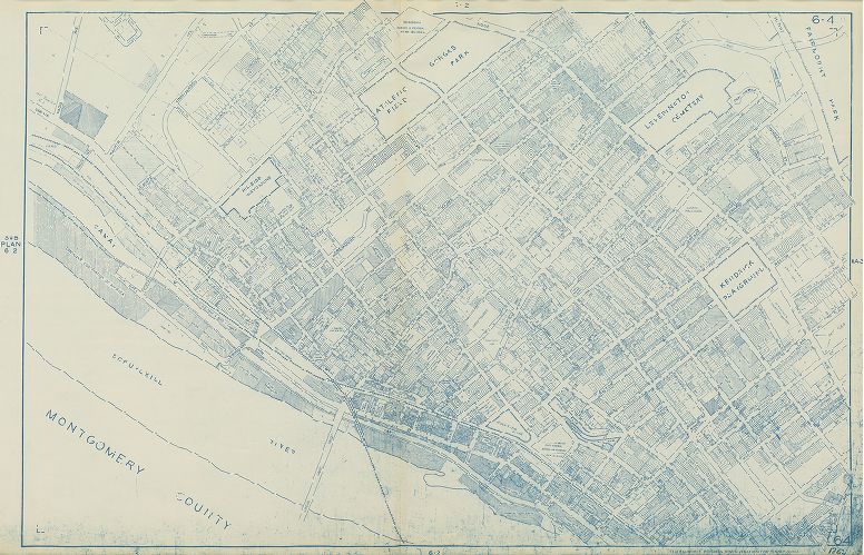 Plate 6-4, Philadelphia Land Use Map, 1962
