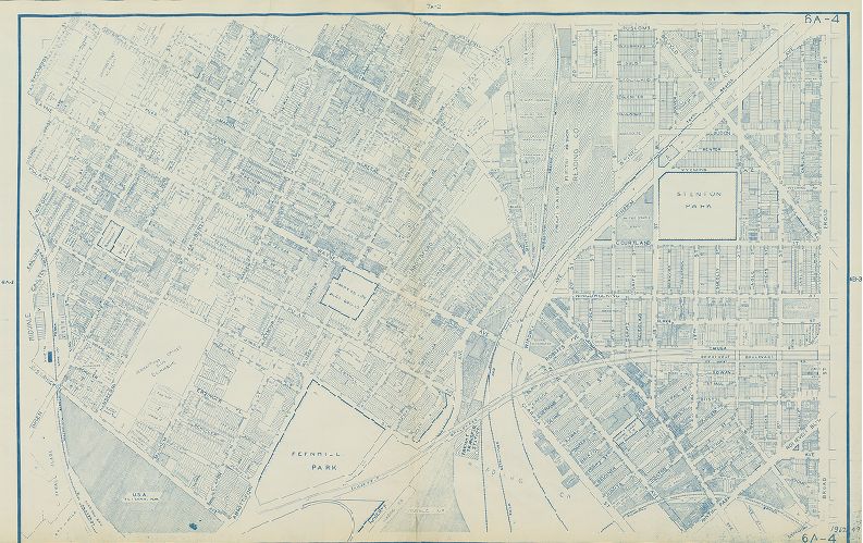 Plate 6A-4, Philadelphia Land Use Map, 1962