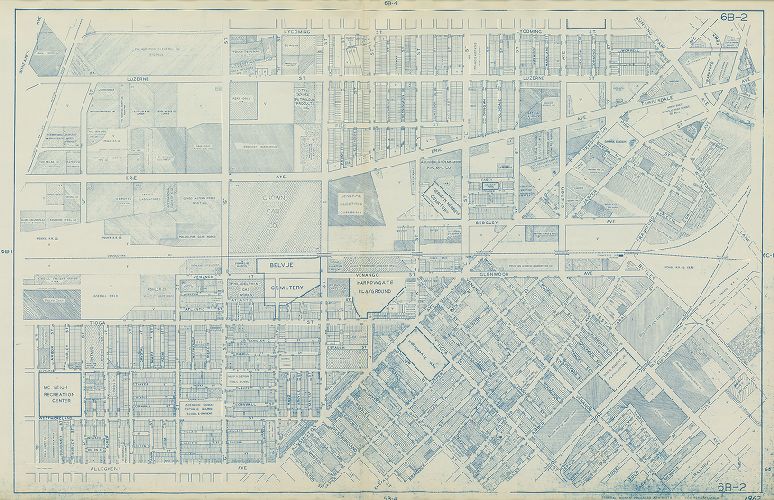 Plate 6B-2, Philadelphia Land Use Map, 1962