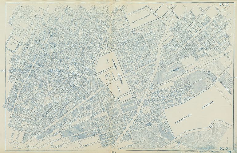 Plate 6C-3, Philadelphia Land Use Map, 1962