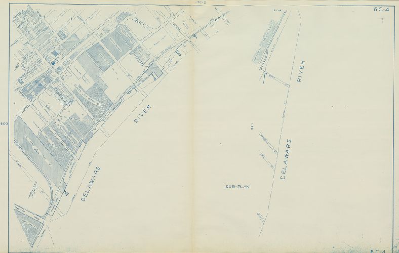 Plate 6C-4, Philadelphia Land Use Map, 1962