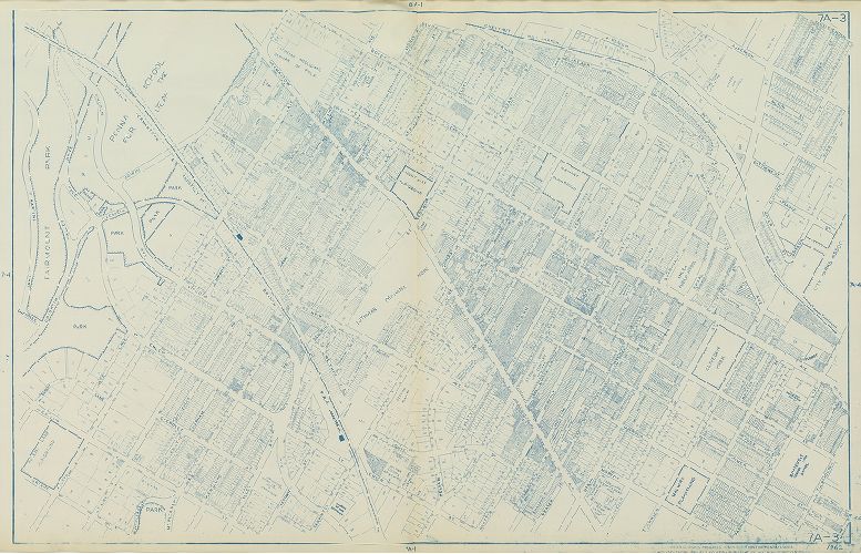 Plate 7A-3, Philadelphia Land Use Map, 1962