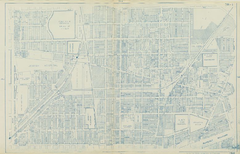Plate 7B-1, Philadelphia Land Use Map, 1962