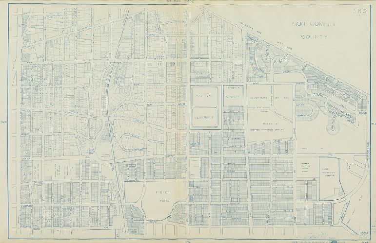Plate 7B-3, Philadelphia Land Use Map, 1962