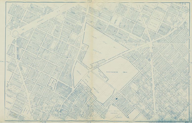 Plate 7C-1, Philadelphia Land Use Map, 1962