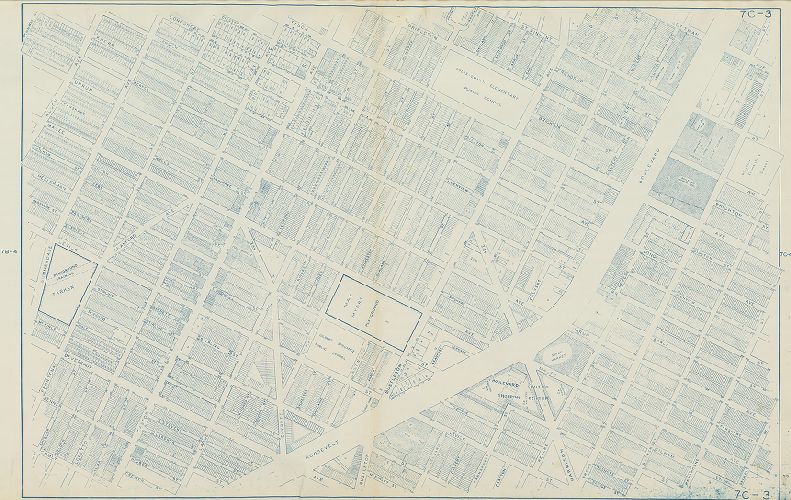 Plate 7C-3, Philadelphia Land Use Map, 1962