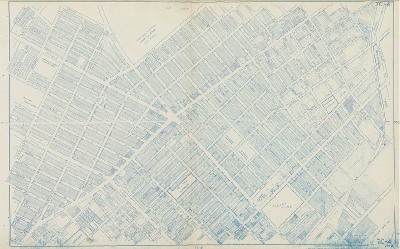 Plate 7C-4, Philadelphia Land Use Map, 1962