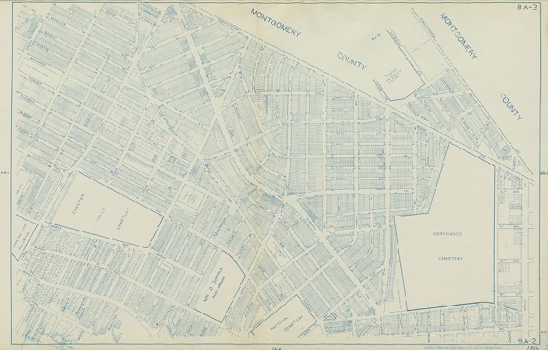 Plate 8A-2, Philadelphia Land Use Map, 1962