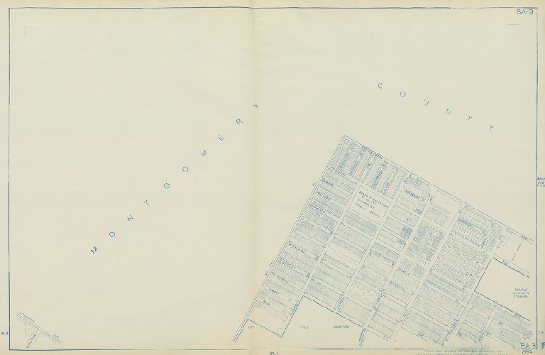 Plate 8A-3, Philadelphia Land Use Map, 1962