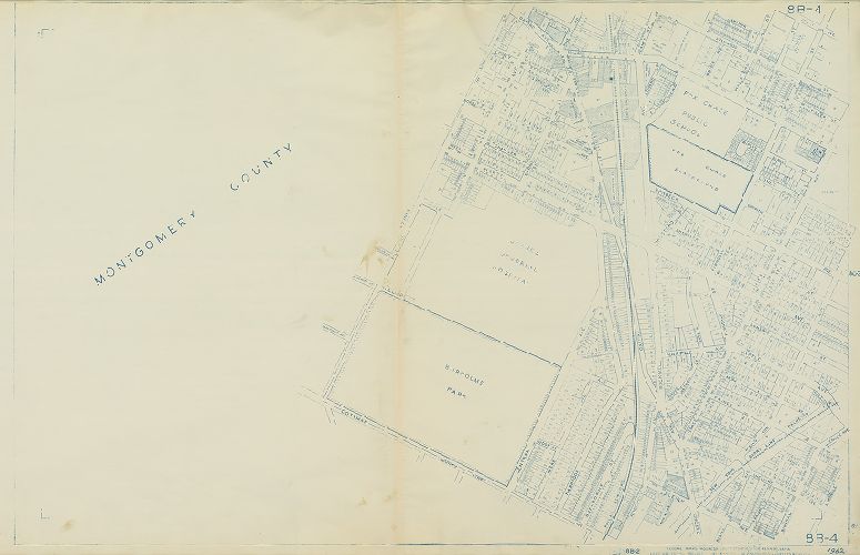 Plate 8B-4, Philadelphia Land Use Map, 1962