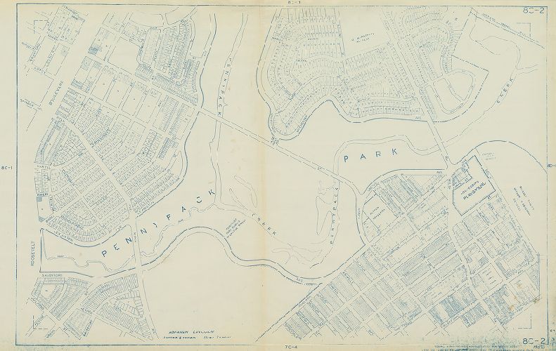 Plate 8C-2, Philadelphia Land Use Map, 1962