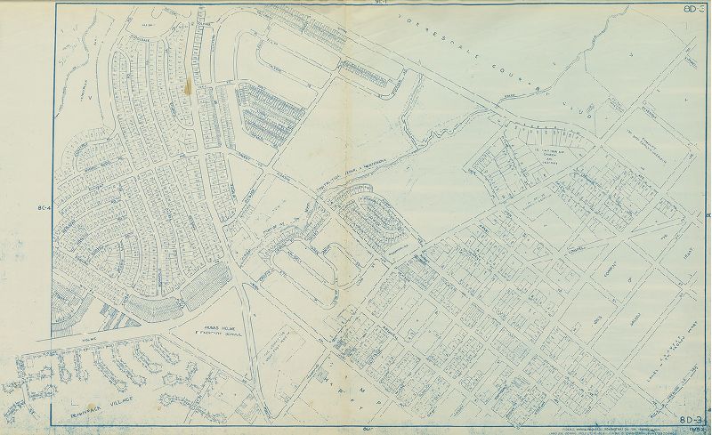 Plate 8D-3, Philadelphia Land Use Map, 1962