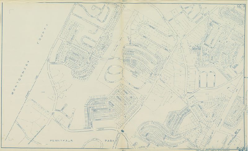 Plate 9C-3, Philadelphia Land Use Map, 1962