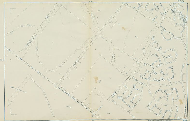 Plate 9D-3, Philadelphia Land Use Map, 1962