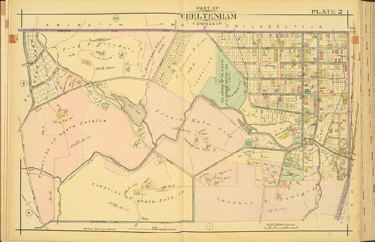 Plate 2, Atlas of the North Penn Section of Montgomery County, Pa.