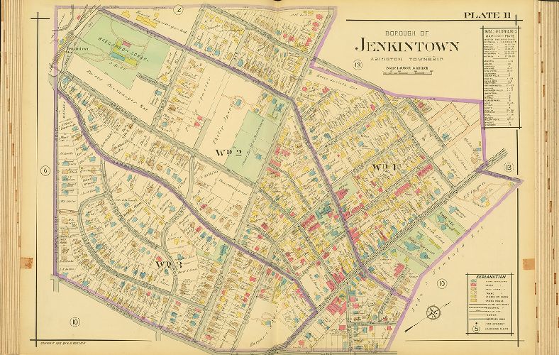 Plate 11, Atlas of the North Penn Section of Montgomery County, Pa.