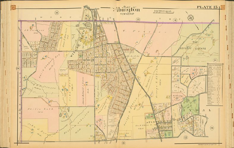 Plate 15, Atlas of the North Penn Section of Montgomery County, Pa.