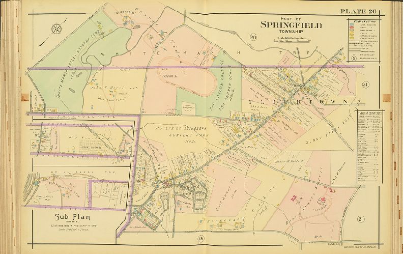 Plate 20, Atlas of the North Penn Section of Montgomery County, Pa.