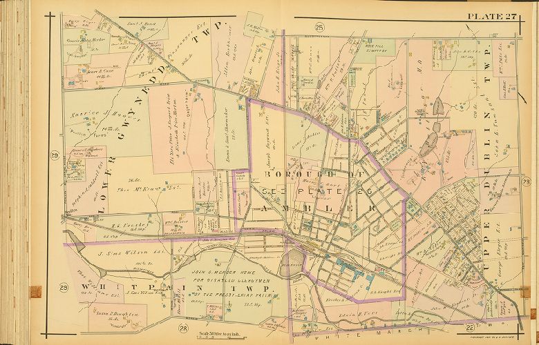 Plate 27, Atlas of the North Penn Section of Montgomery County, Pa.