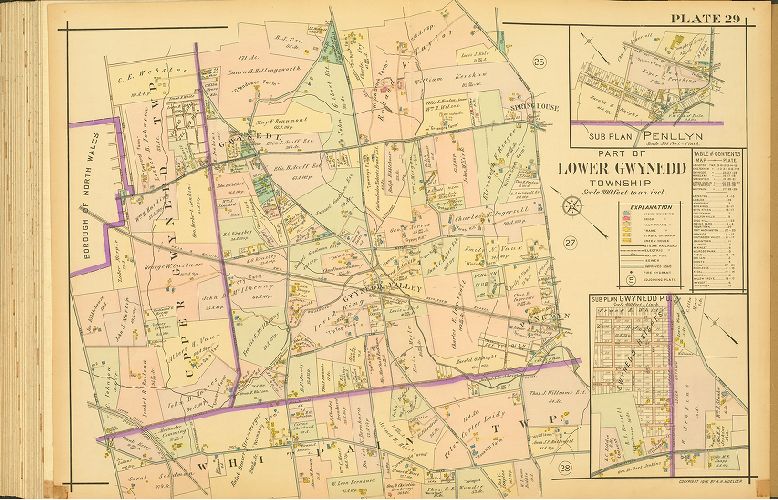 Plate 29, Atlas of the North Penn Section of Montgomery County, Pa.