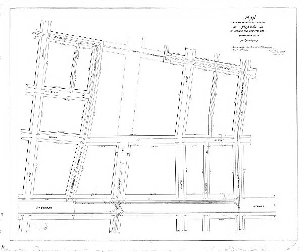 Plan, Plan of proposed location of tracks on Sp. [Spring] Garden and Kessler Sts., Thirteenth Ward, Philadelphia [Approved April 4, 1892]