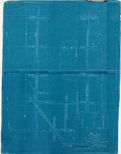 Plan, Plan & profile of a section of track belonging to the Northern Passenger Railway Company [Ordinance Feb. 25, 1891; survey returned March 24, 1891; approved by Board of Surveyors April 6, 1891]
