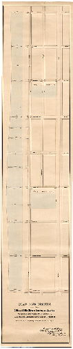 Plan, Plan and profile of the 13th and 15th Streets Passenger Railways, on Fifteenth St. from Columbia Ave. to Cumberland St., and on Norris St. and Dauphin St. from Broad St. to Fifteenth St. In accordance with an Act of Assembly, approved April 4th, 1868. P.L., page 640. [Approved Aug. 7, 1882] 