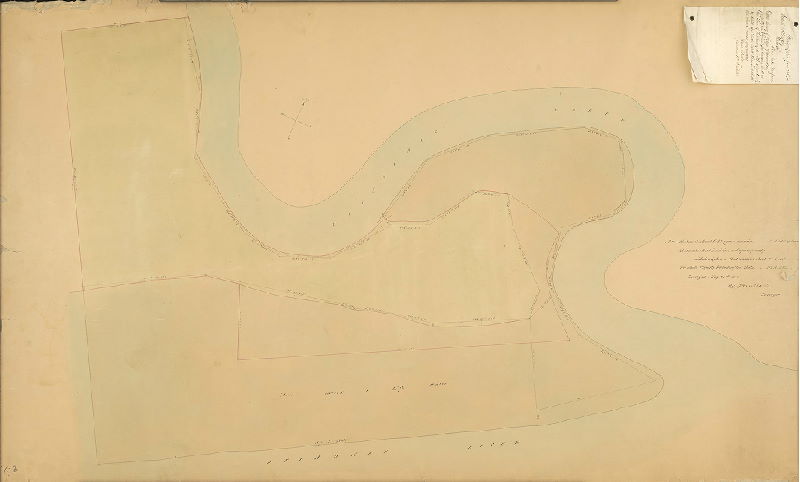 Plan, [No title. Survey of House of Correction property]