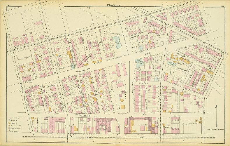 Plate C, Atlas of the 24th & 27th Wards. West Philadelphia