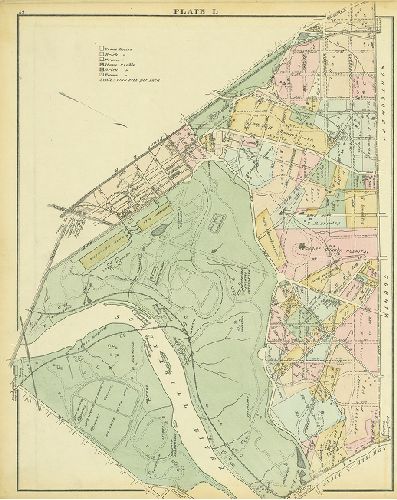 Plate L, Atlas of the 24th & 27th Wards. West Philadelphia