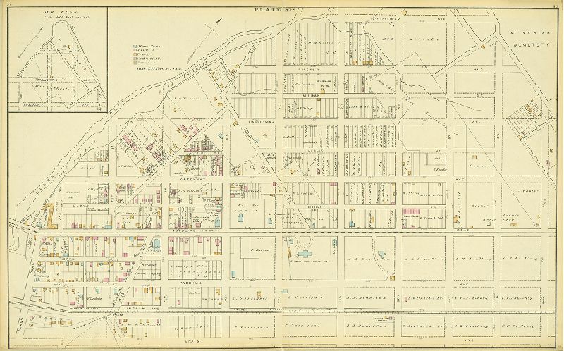 Plate 2, Atlas of the 24th & 27th Wards. West Philadelphia