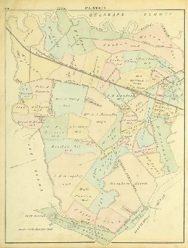 Plate 5, Atlas of the 24th & 27th Wards. West Philadelphia