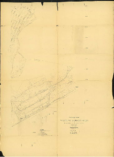 Plan, Topographic plan of Philadelphia Southwest Airport in Philadelphia & Delaware Counties, Pennsylvania. June 10, 1946. Damon & Foster, Civil Engineers, Sharon Hill, Pa. [This is contiguous to RC-V-06]