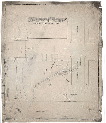 Plan, Plan of property in the 27th Ward belonging to John Sellers