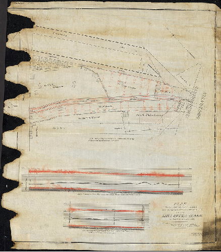 Plan, Plan made for the use of a Jury in the matter of the construction of the Mill Creek Sewer, 27th Ward, Phila. 