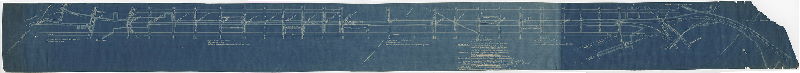 Plan, [No title. Plan of Philadelphia, Baltimore and Washington Railroad from Schuylkill River to Cobb's Creek. On reverse: "P.B. & W. R.R. between Paschall and Grays, 42nd to Cobb Creek"]