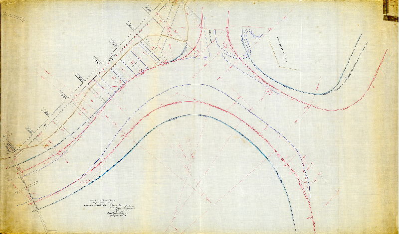 Plan (alternate image), [Schuylkill River] From Penrose Ferry Bridge to Delaware River. Approved October 1883. G. Weitzel, Lieut. Cdr. Of Engrs U.S.A., Chairman, Advis. Commission; Thos. L. Casey, 1st Lt. Engr U.S.A., Secty. To Adv. Commission. Samuel L. Smedley, Chief Engr. & Sur. 