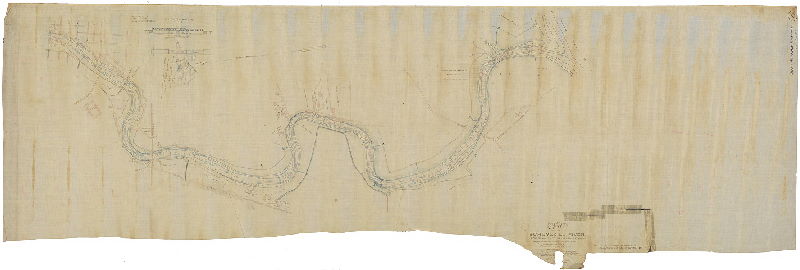 Plan, Chart of the Schuylkill River from its mouth to the Chestnut St. Bridge. Surveyed during the summer and fall of 1871, under the direction of Lt. Col. J. D. Kurtz, Corps of Eng's. U.S.A by W. C. Cranmer C.E.
