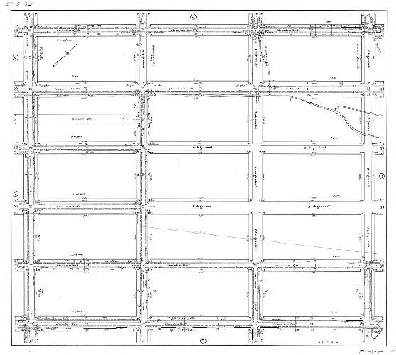Plan, Sheet No. 4. [Plans showing existing surface drainage of a portion of the Eastwick Section. Made for the use of the Bureau of Highways. Fortieth Ward Phila.] 